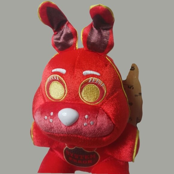 Five Nights At Freddys System Error Bonnie Plush 2022 Funko Collectible Red - Picture 9 of 11